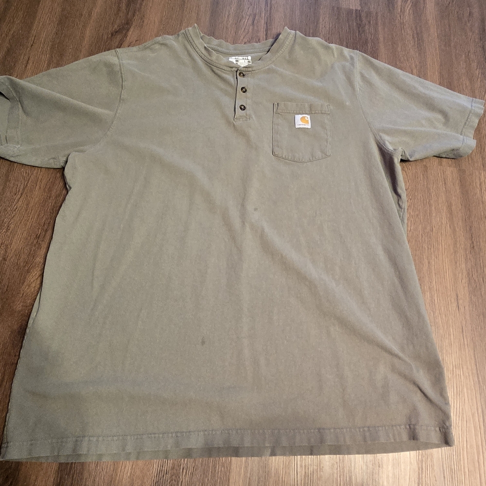Carhartt Men's Gray Henley Shirt